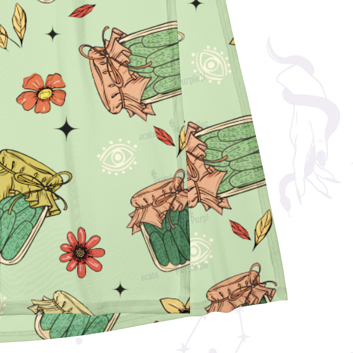 Purplehecate The Pickles Maxi Tank Beachwear Dress