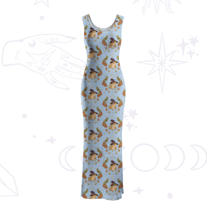 Purplehecate The Frog Maxi Tank Beachwear Dress