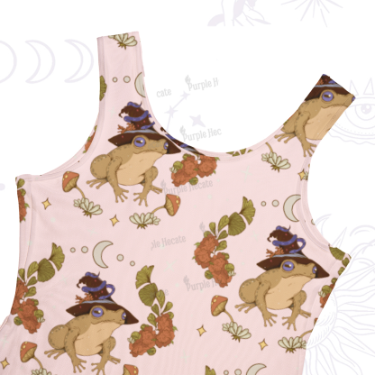 Purplehecate The Frog Maxi Tank Beachwear Dress