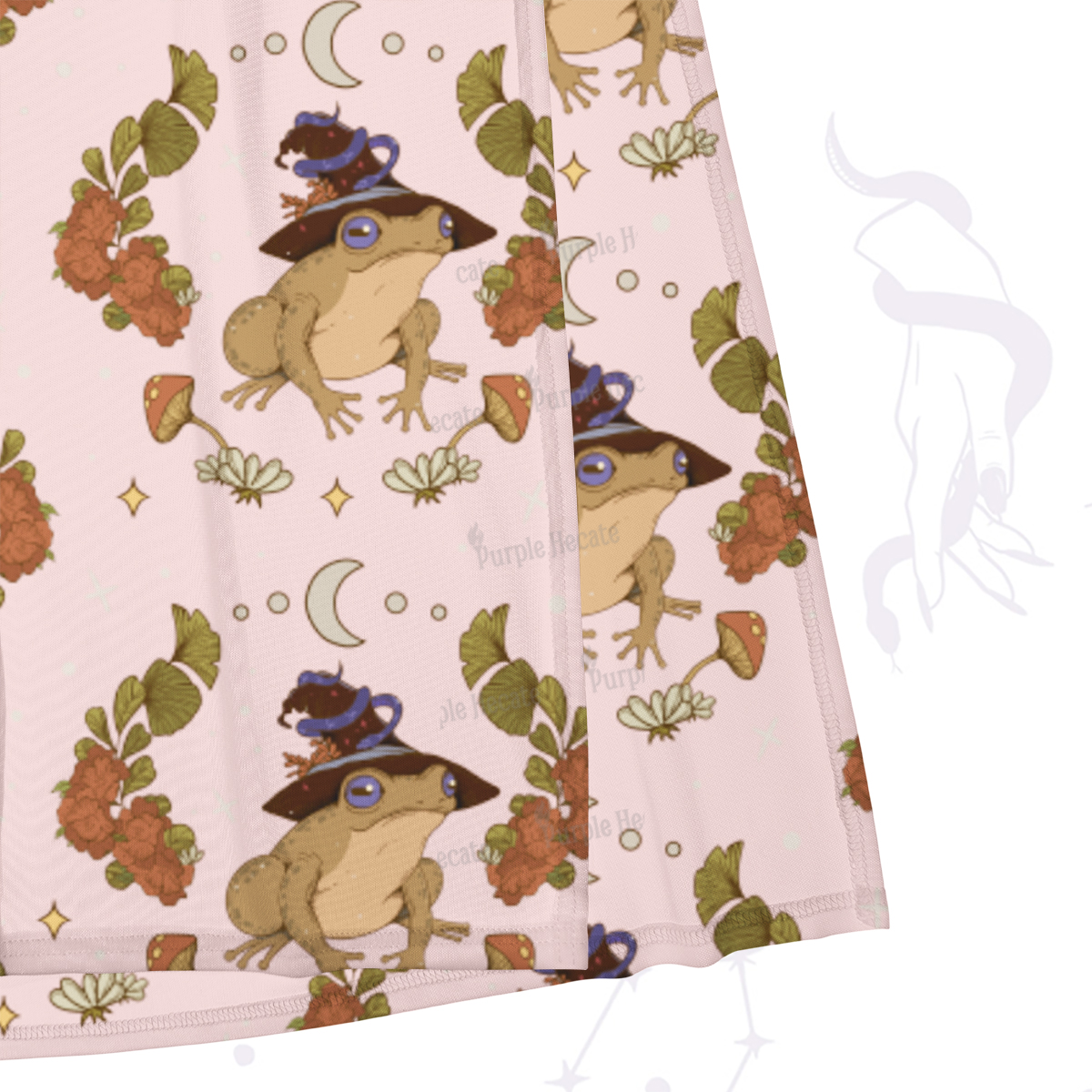 Purplehecate The Frog Maxi Tank Beachwear Dress