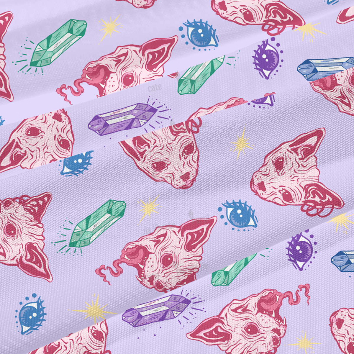 Purplehecate Crystal Cat Skull Maxi Tank Beachwear Dress