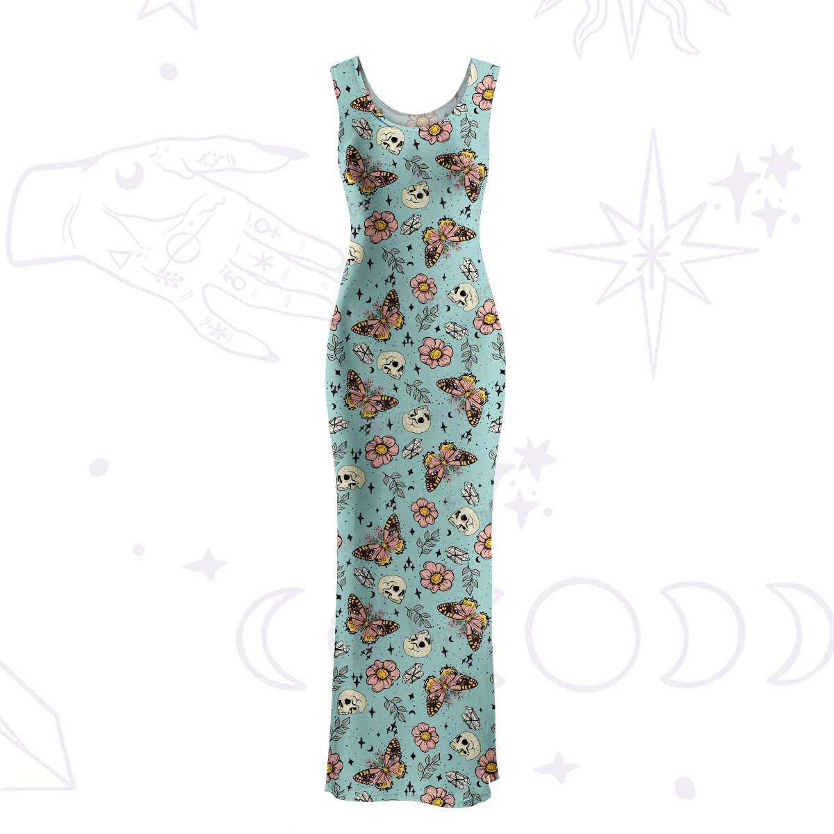 Purplehecate The Endings Won't End You Maxi Tank Beachwear Dress