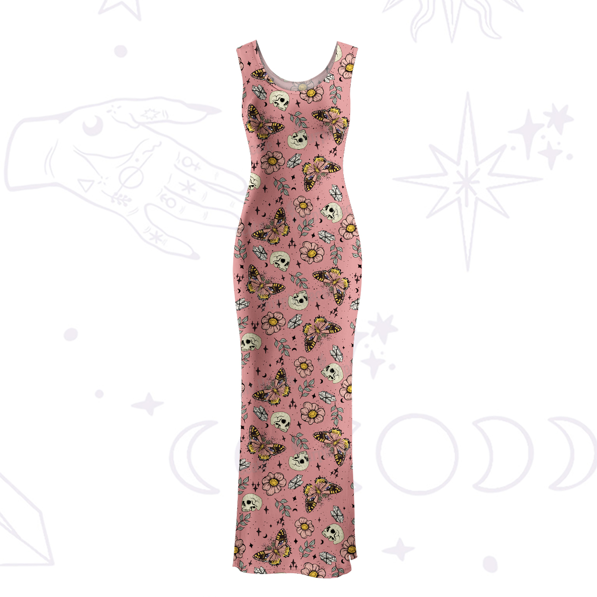 Purplehecate The Endings Won't End You Maxi Tank Beachwear Dress