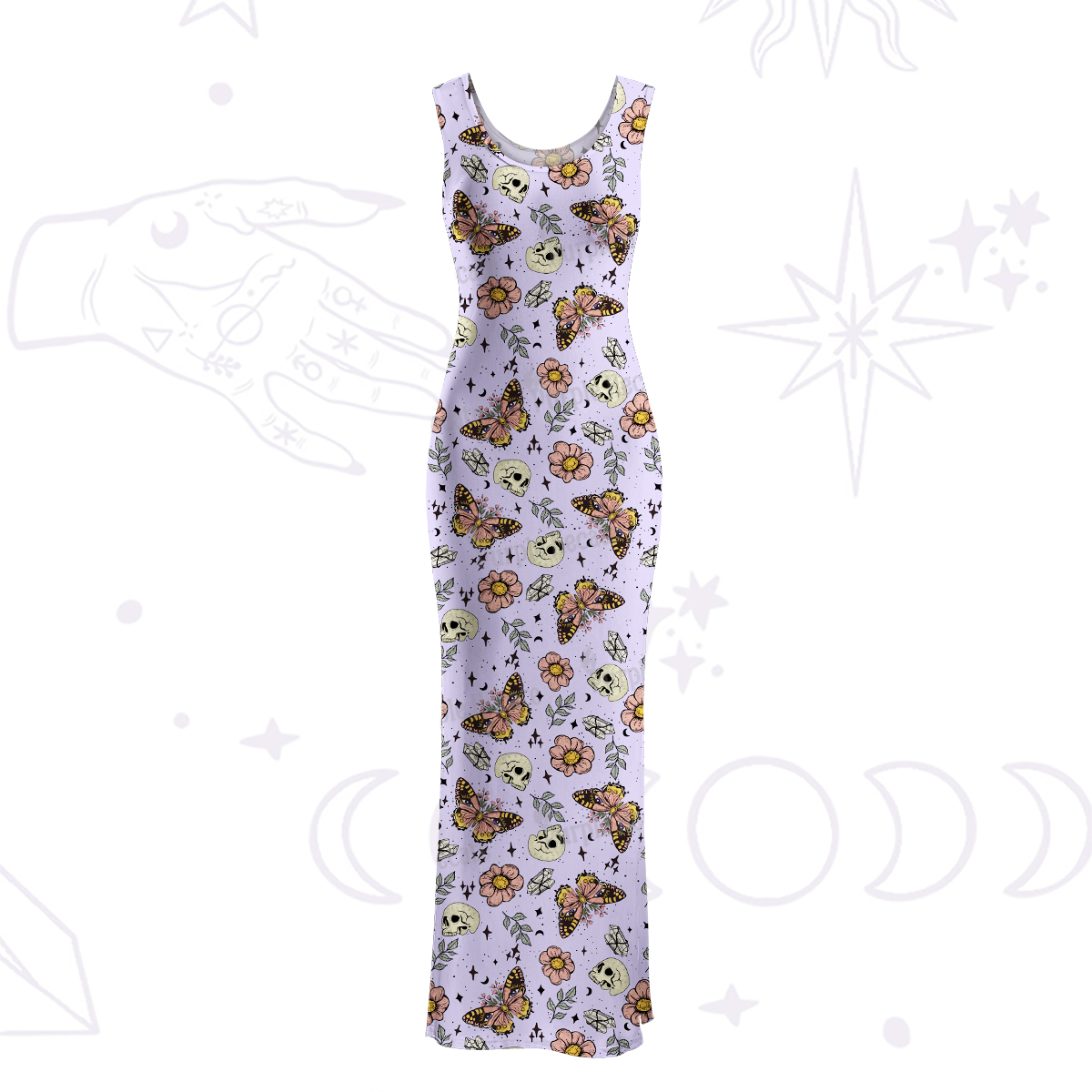 Purplehecate The Endings Won't End You Maxi Tank Beachwear Dress