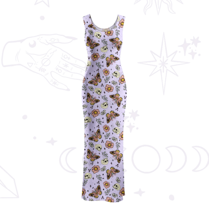 Purplehecate The Endings Won't End You Maxi Tank Beachwear Dress