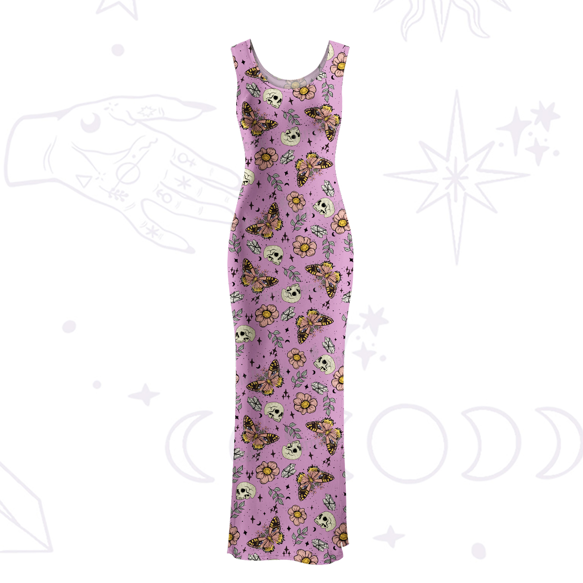 Purplehecate The Endings Won't End You Maxi Tank Beachwear Dress