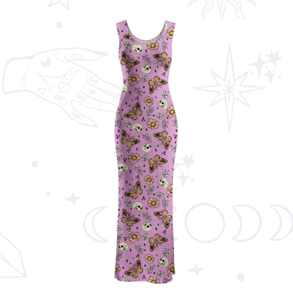 Purplehecate The Endings Won't End You Maxi Tank Beachwear Dress