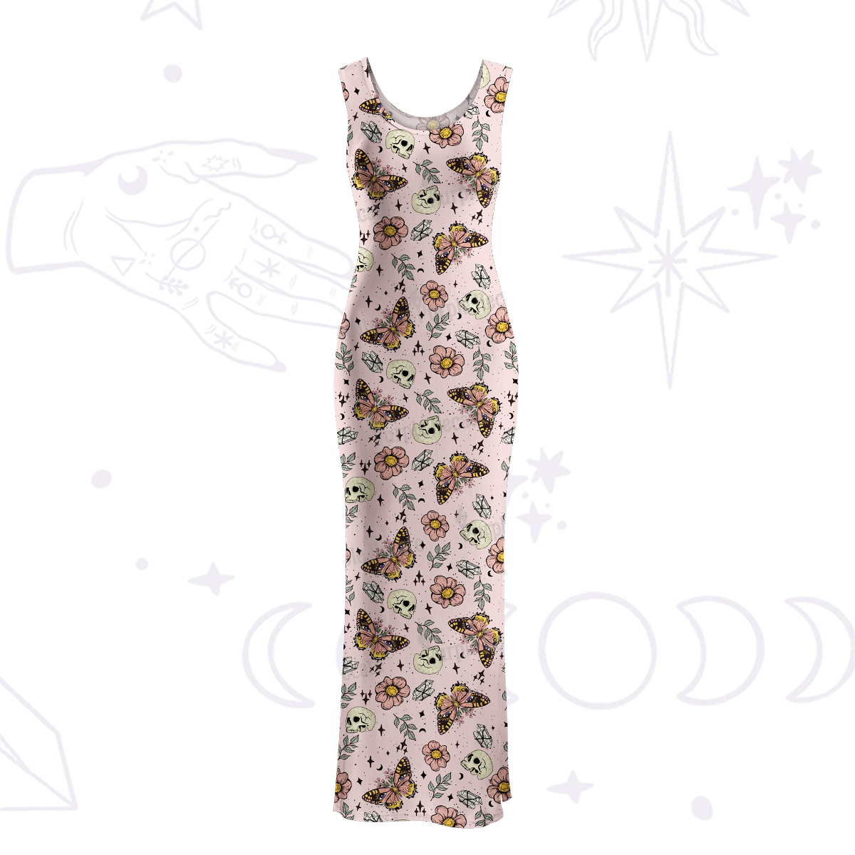 Purplehecate The Endings Won't End You Maxi Tank Beachwear Dress