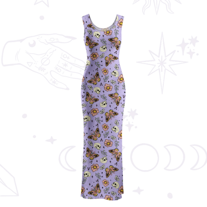 Purplehecate The Endings Won't End You Maxi Tank Beachwear Dress