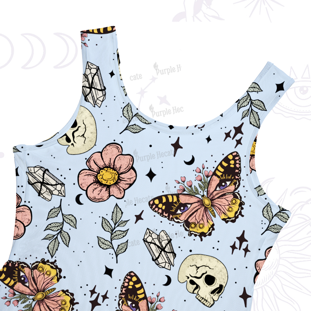 Purplehecate The Endings Won't End You Maxi Tank Beachwear Dress