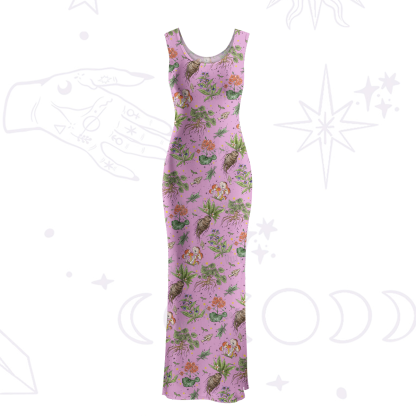 Purplehecate Magical Herbcraft Maxi Tank Beachwear Dress