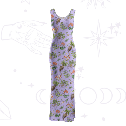 Purplehecate Magical Herbcraft Maxi Tank Beachwear Dress