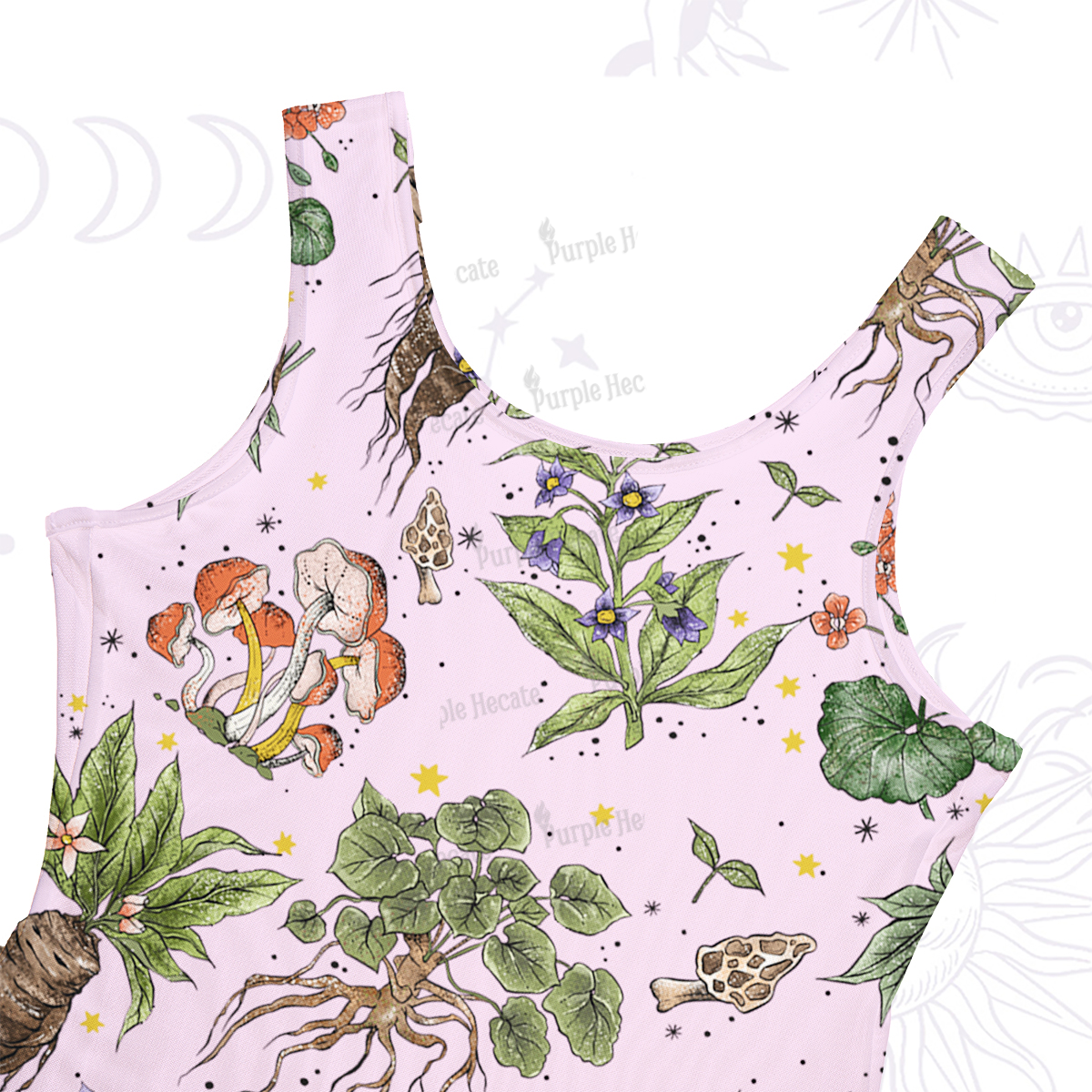 Purplehecate Magical Herbcraft Maxi Tank Beachwear Dress