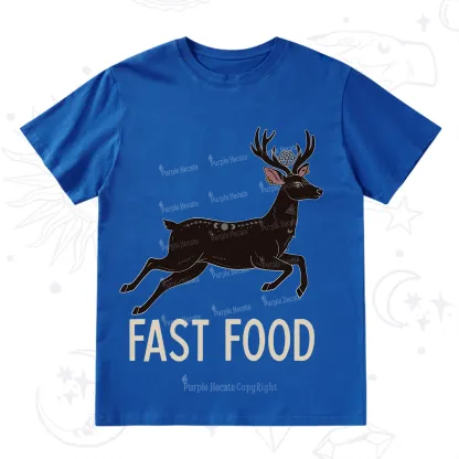 Purplehecate Fast Food Deer T-Shirt