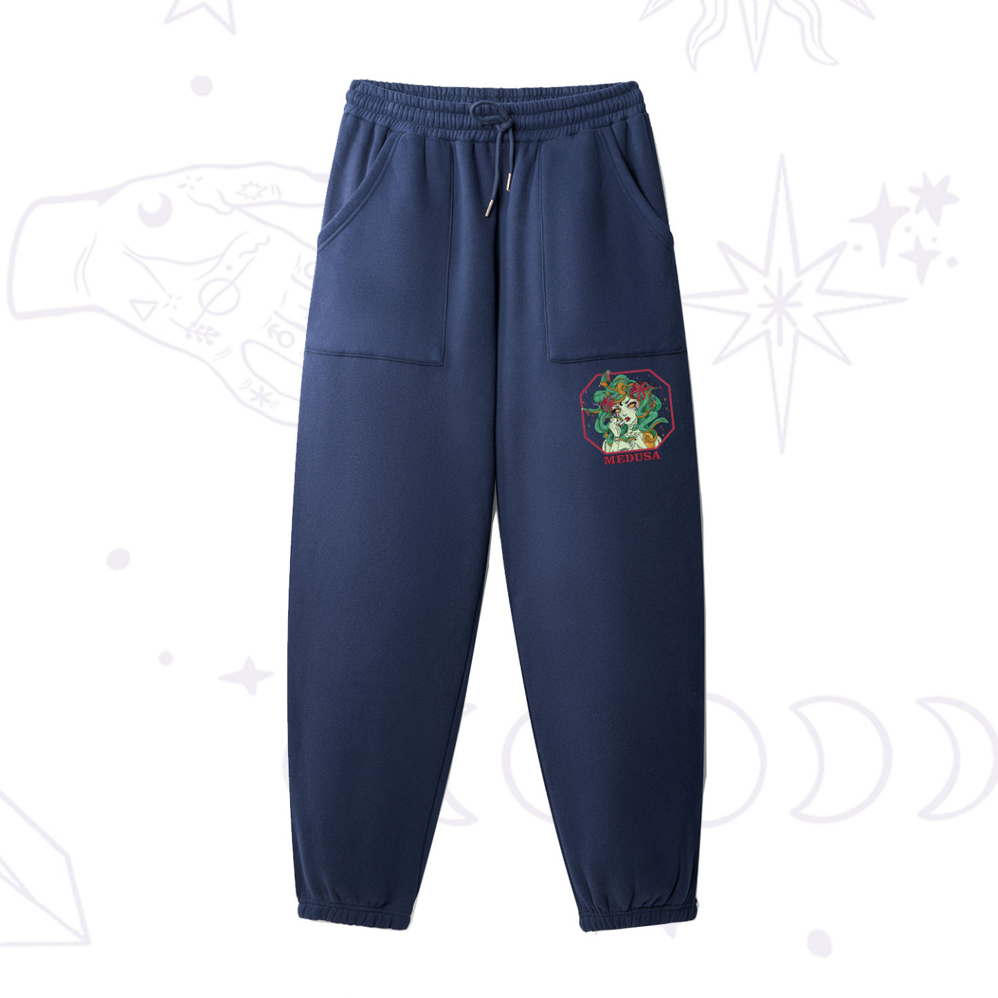 Purplehecate The Greek Goddess Medusa Fleece Sweatpants