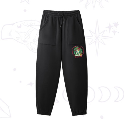 Purplehecate The Greek Goddess Medusa Fleece Sweatpants