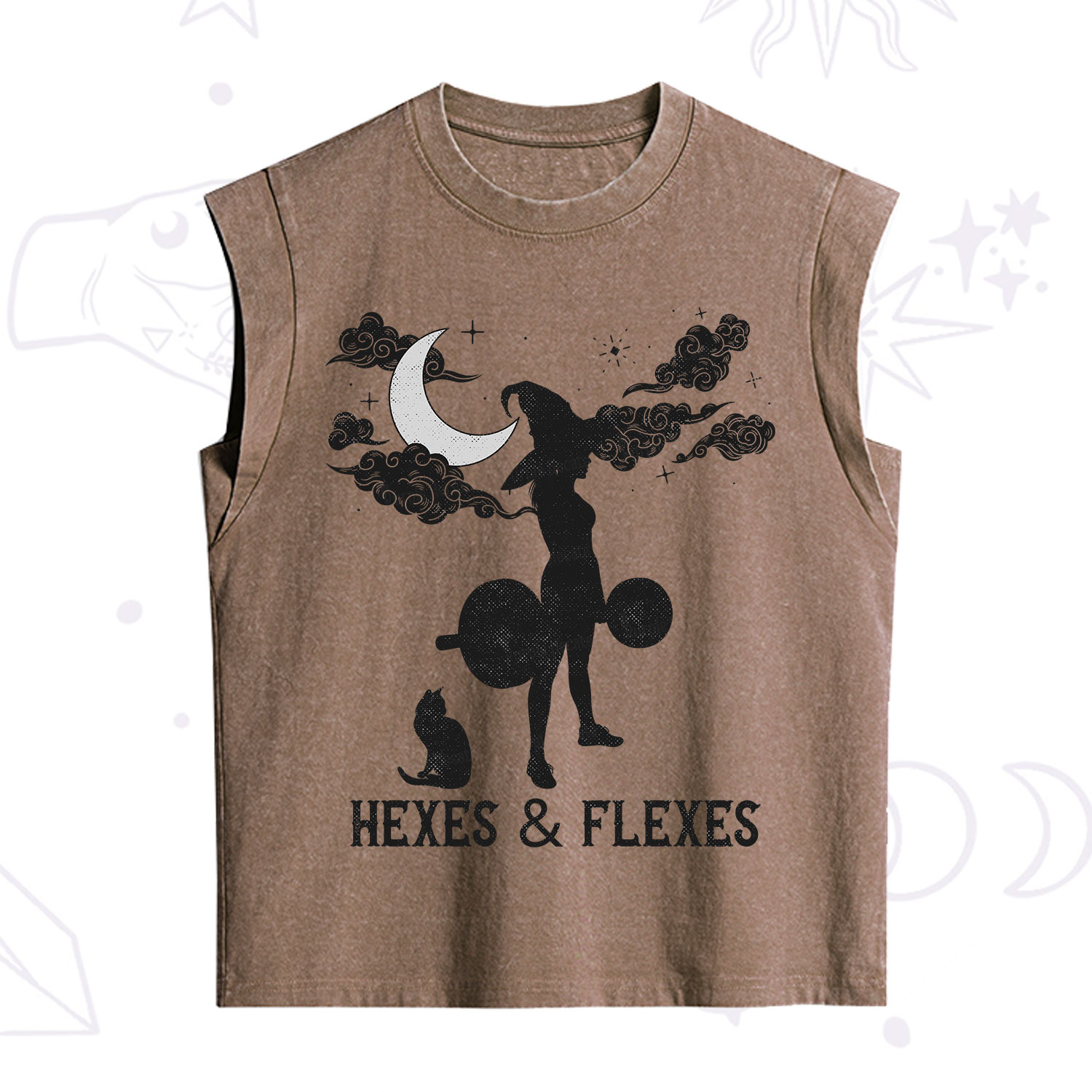 Purplehecate Witchy Workout Vintage Washed Tank