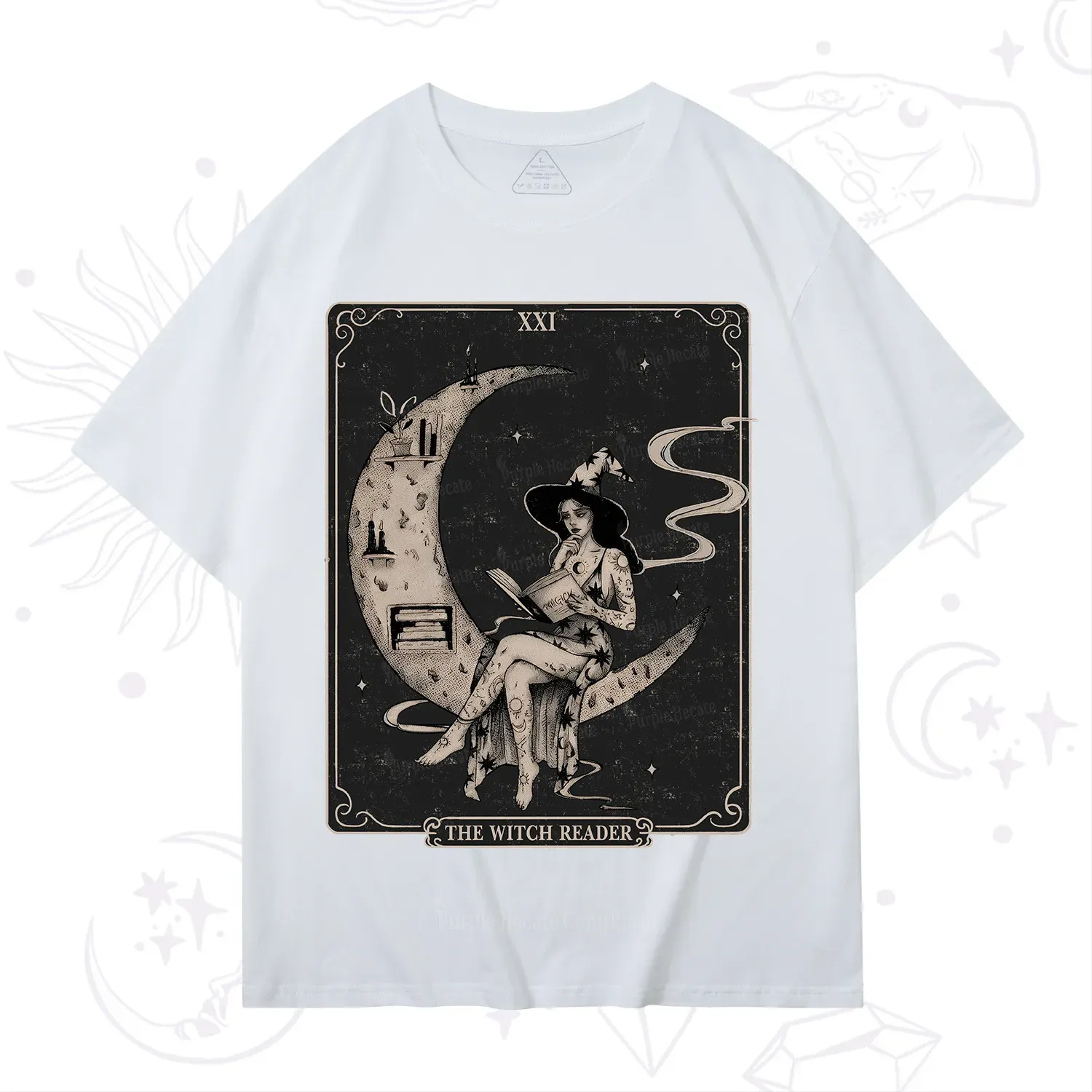 Purplehecate The Witch Reader T-Shirt
