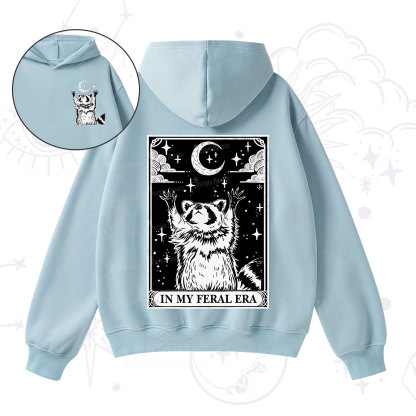 Purplehecate The In My Feral Era Oracle Card Fleece Hoodie Suit