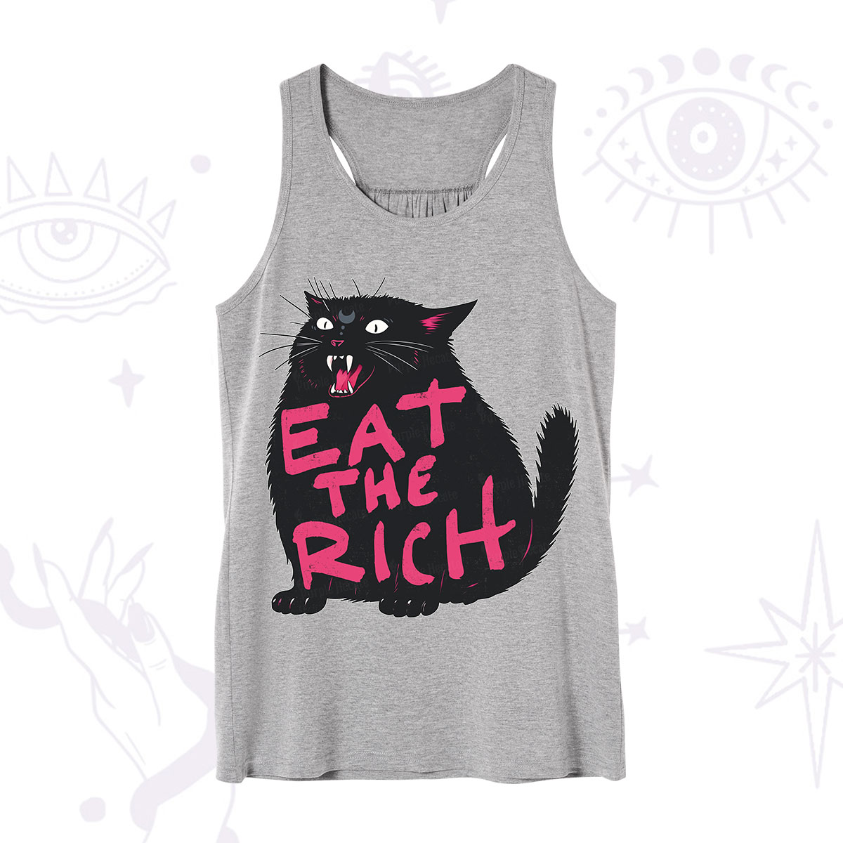 Purplehecate Eat The Rich Cat Tank