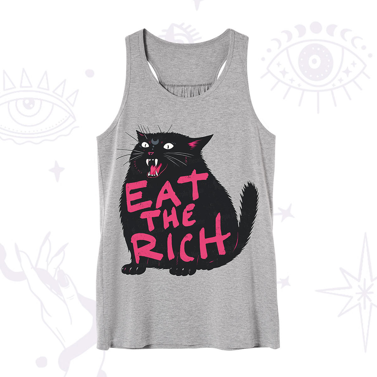 Purplehecate Eat The Rich Cat Tank