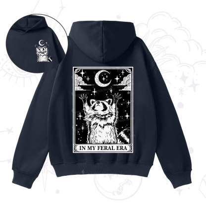 Purplehecate The In My Feral Era Oracle Card Fleece Hoodie Suit