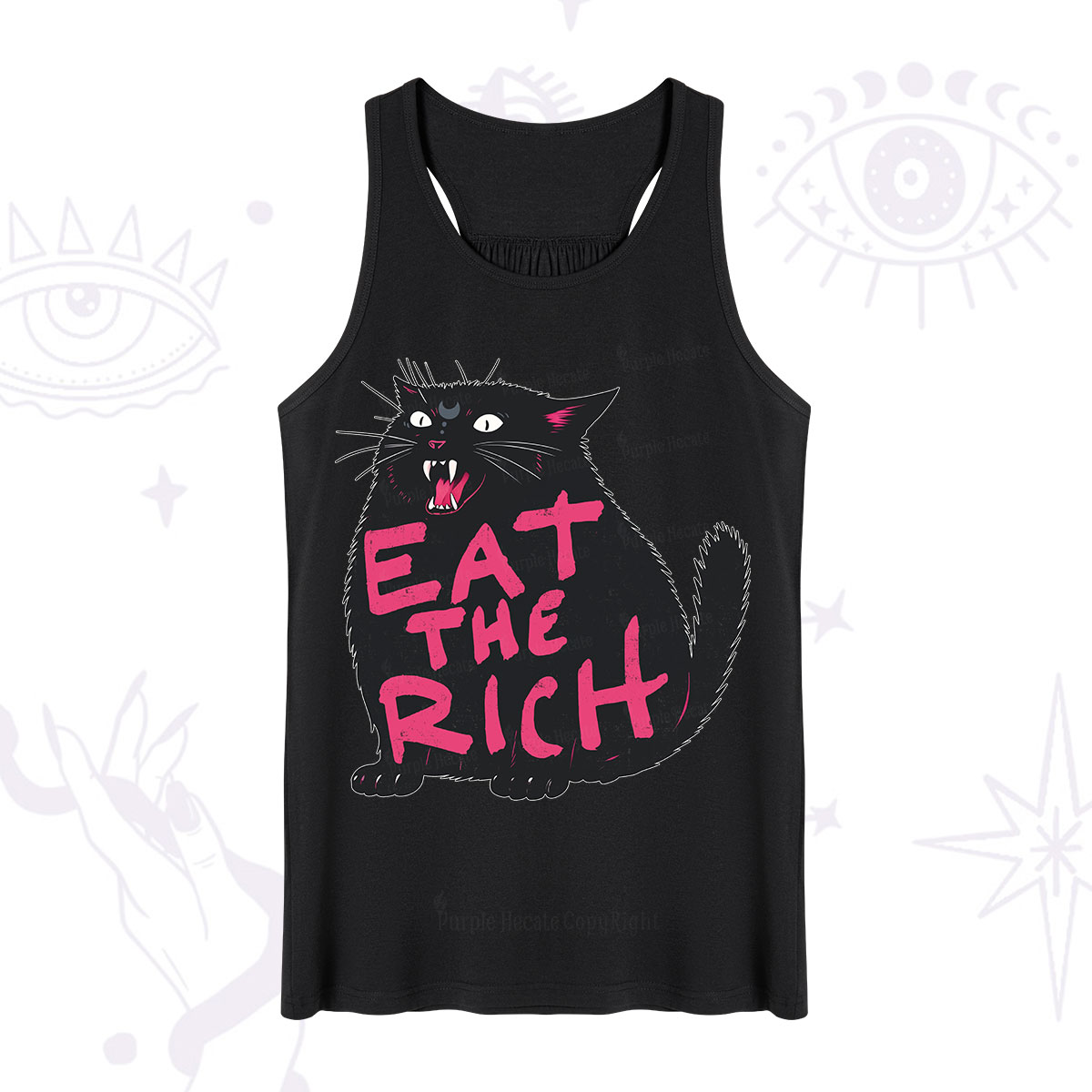 Purplehecate Eat The Rich Cat Tank