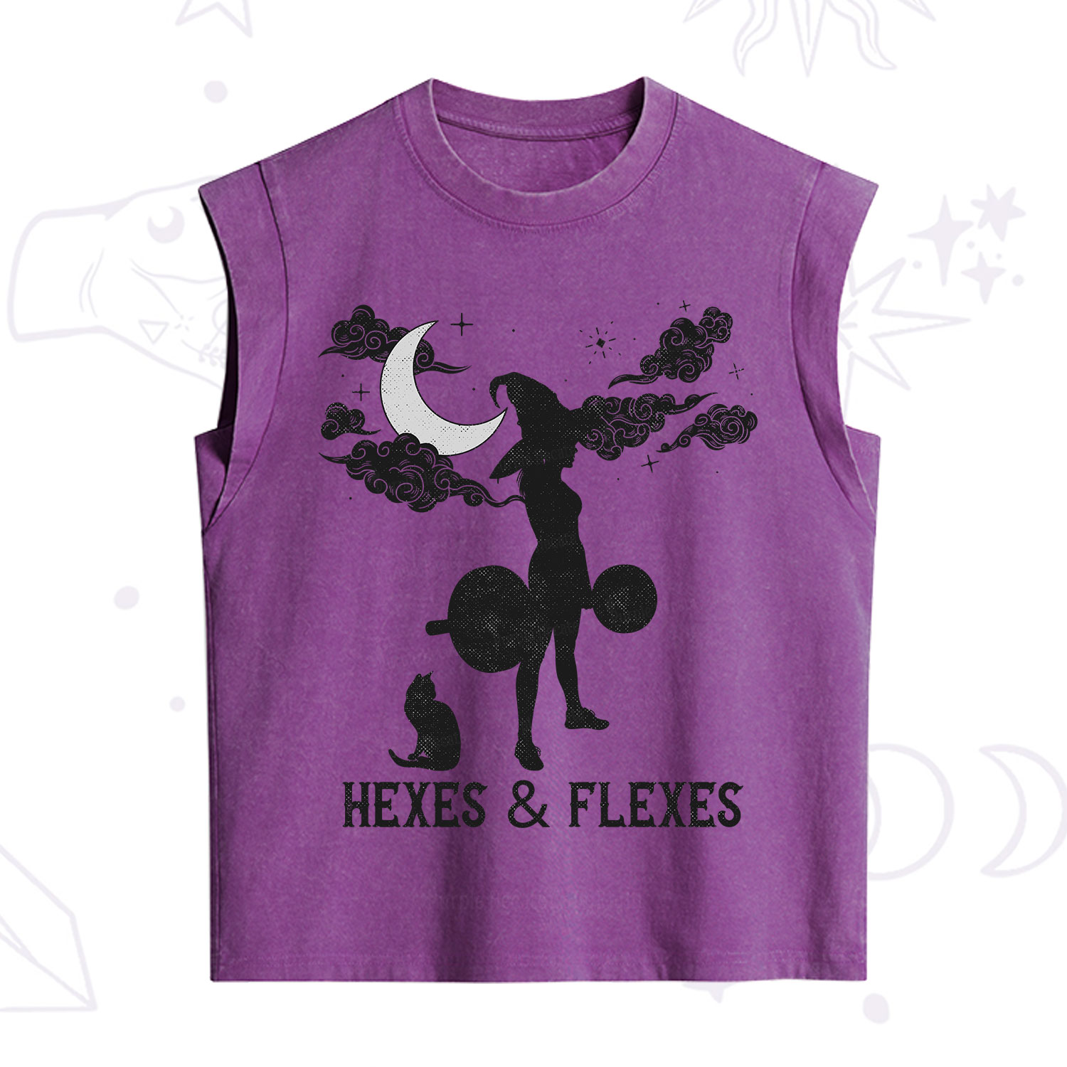 Purplehecate Witchy Workout Vintage Washed Tank