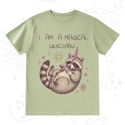 Purplehecate I Am A Magical Unicorn Raccoon T-Shirt