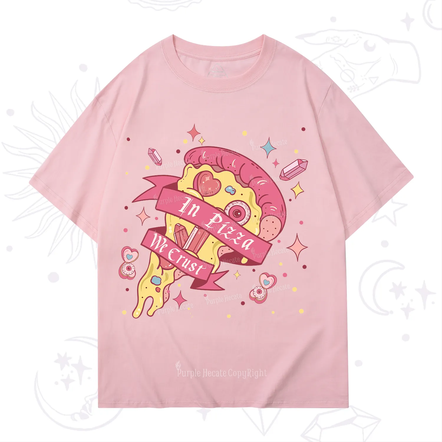 Purplehecate In Pizza We Crust Valentine T-Shirt