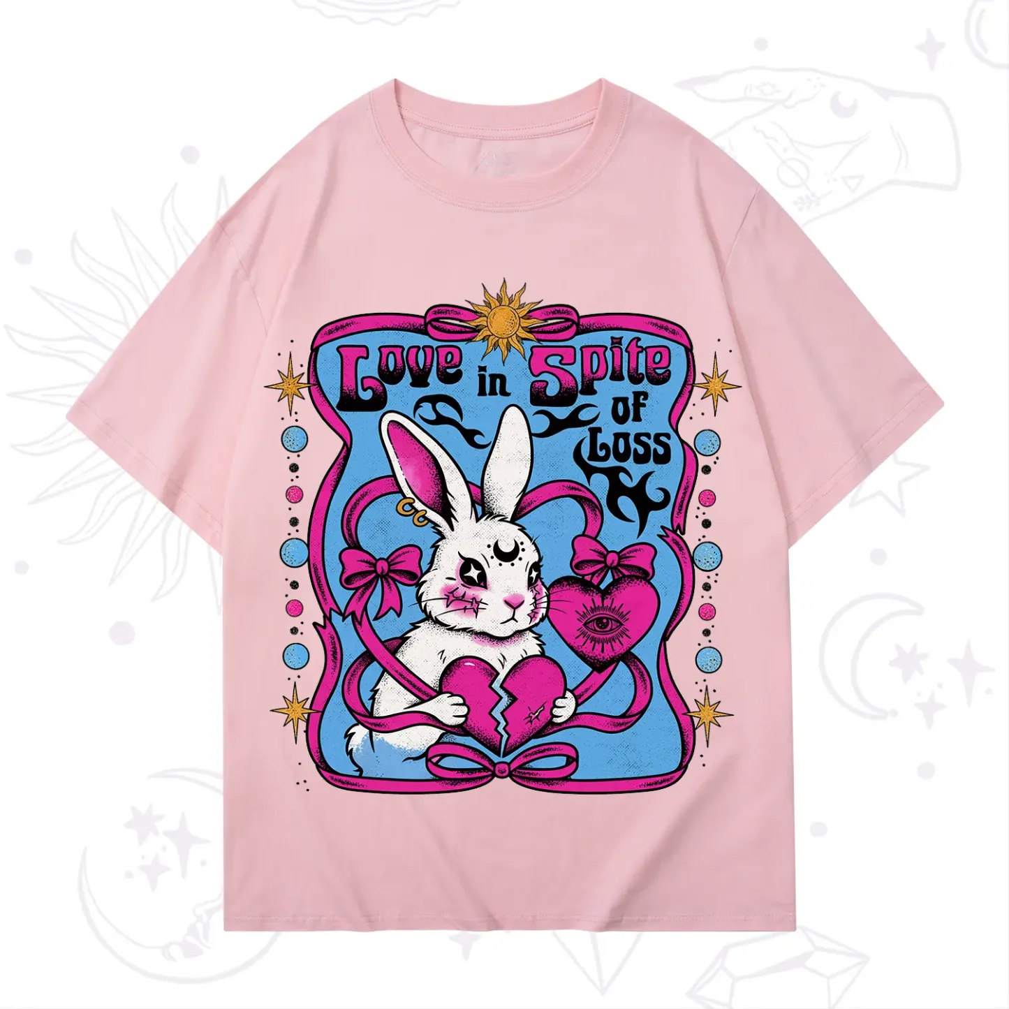 Purplehecate Love in Spite of Loss Bunny T-Shirt