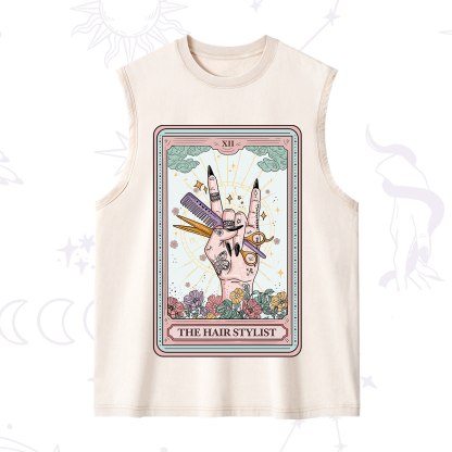 Purplehecate The Hair Stylist Tarot Washed Tank