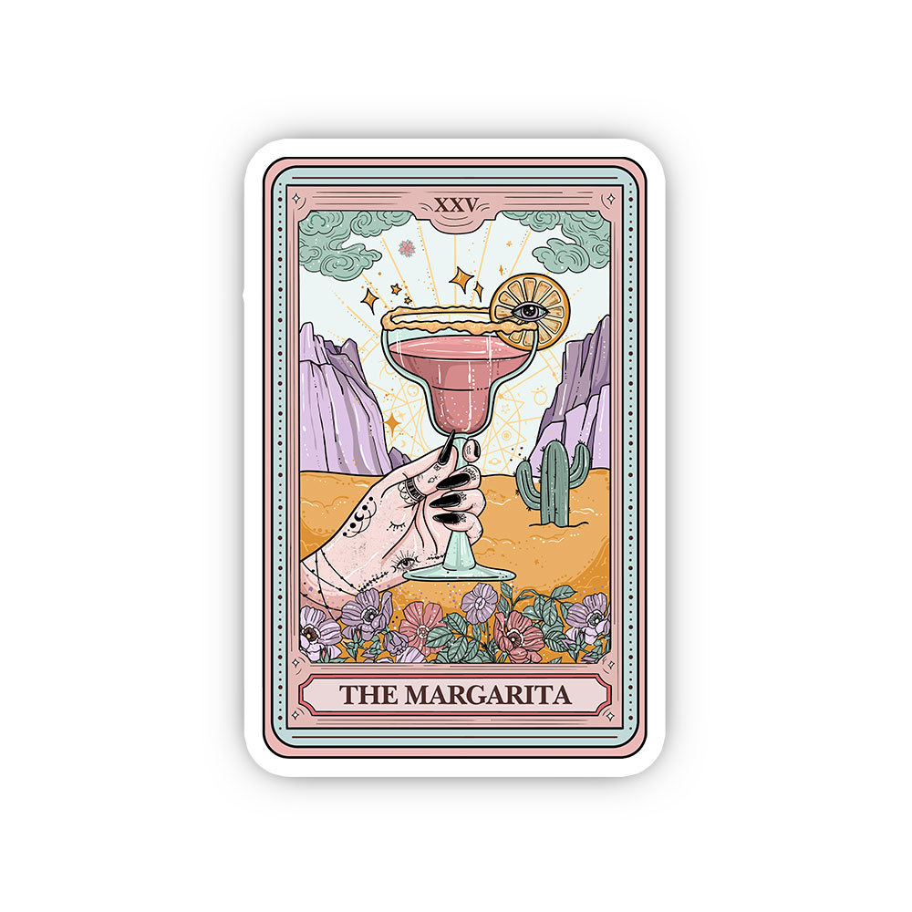 Purplehecate The Margarita Tarot Card Sticker
