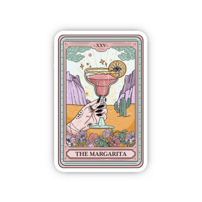 Purplehecate The Margarita Tarot Card Sticker