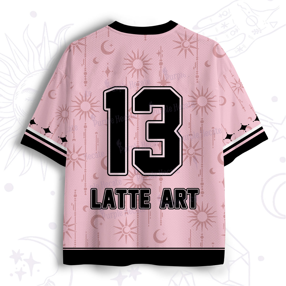 Purplehecate The You Can Learn Latte Art Mesh Jersey