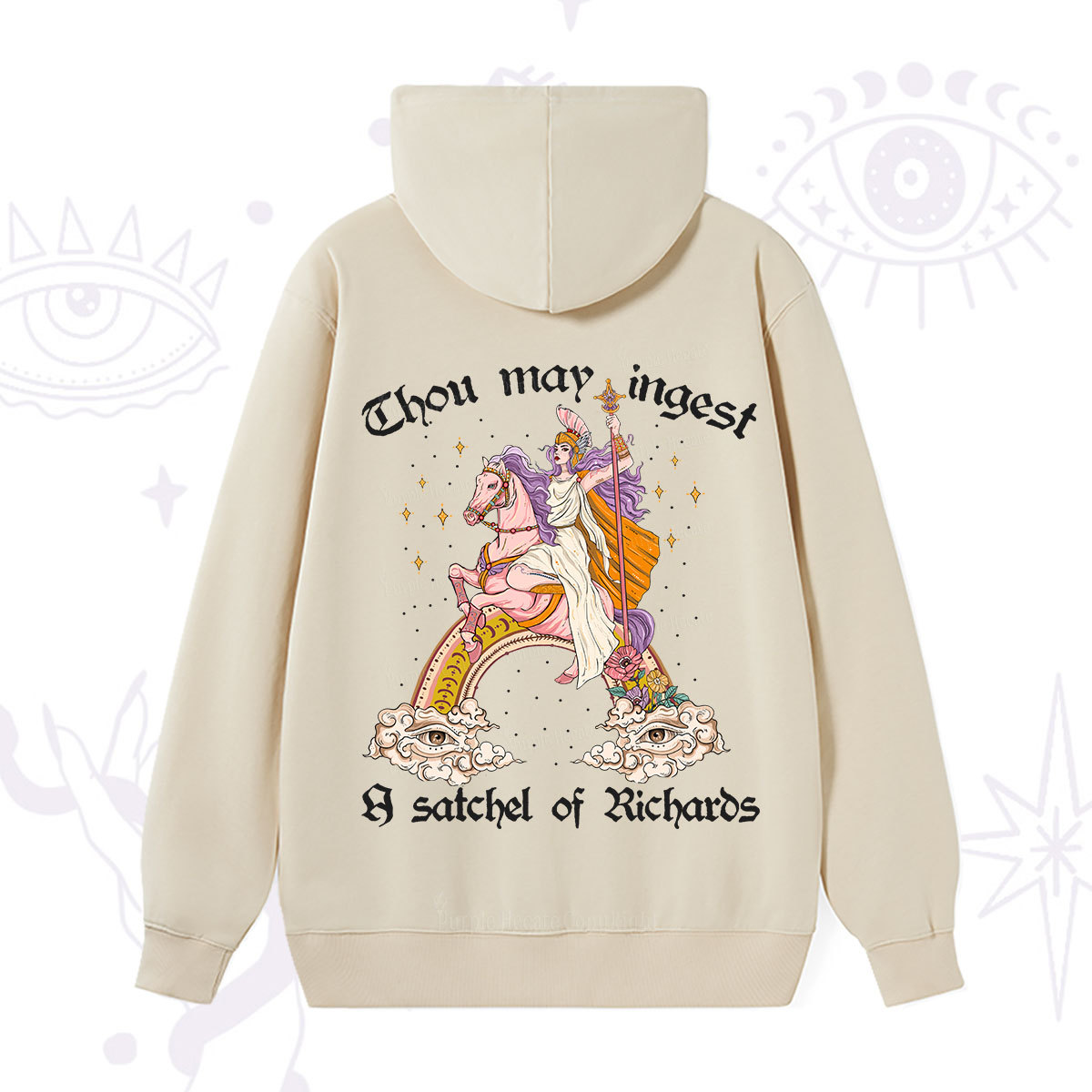 Purplehecate Thou may ingest a satchel of Richards Hoodie