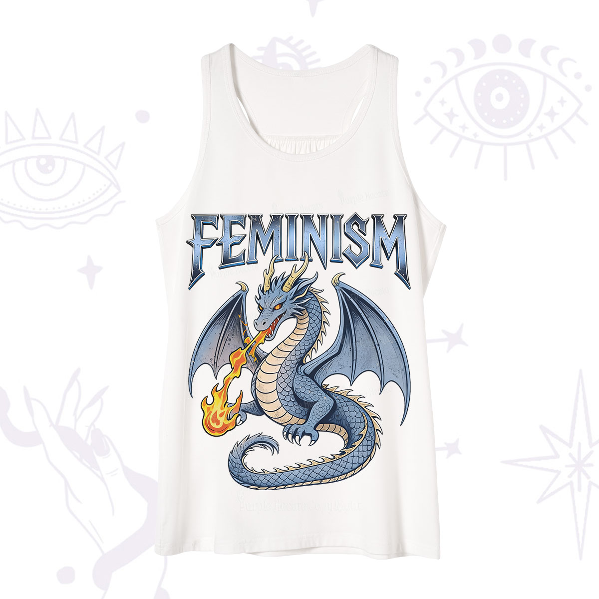 Purplehecate Feminism Dragon Fantasy Tank
