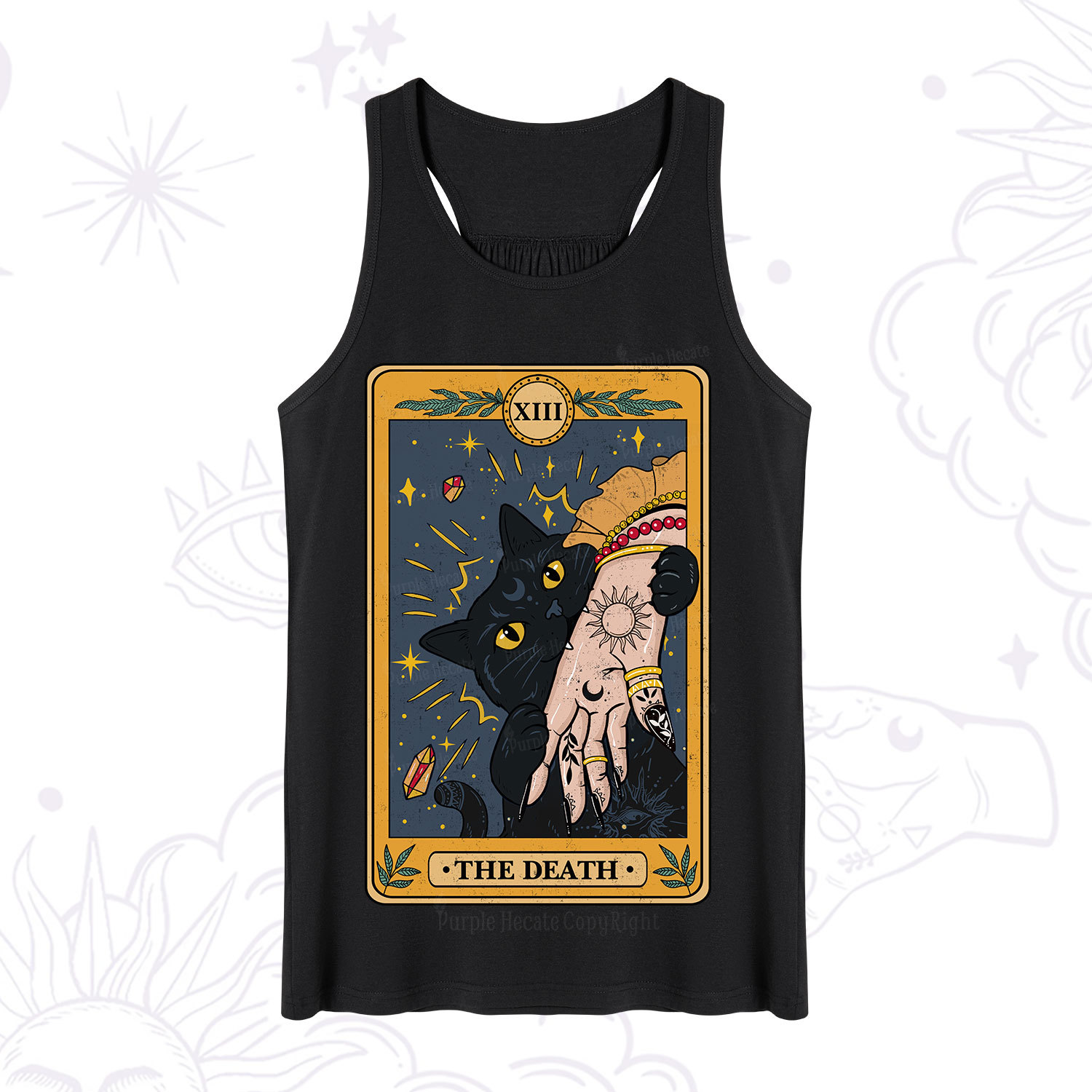 Purplehecate The Death Tarot Card Tank