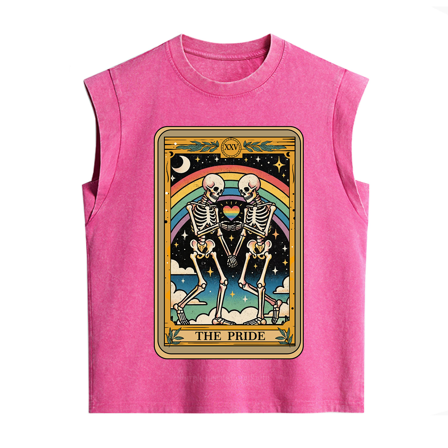 Purplehecate The Pride Tarot Vintage Washed Tank