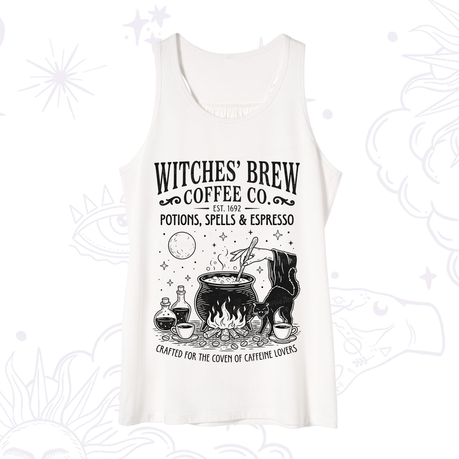 Purplehecate Witches' Brew Coffee Club Tank