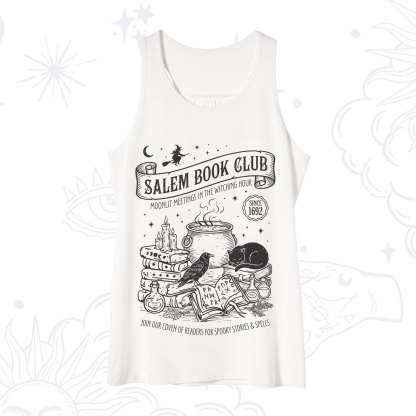 Purplehecate Salem Witch Book Club Tank