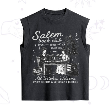 Purplehecate Salem Book Club Vintage Washed Tank