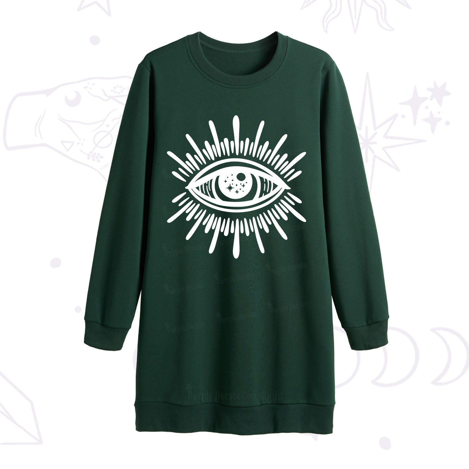 Purplehecate That Witch Sweatshirt Dress