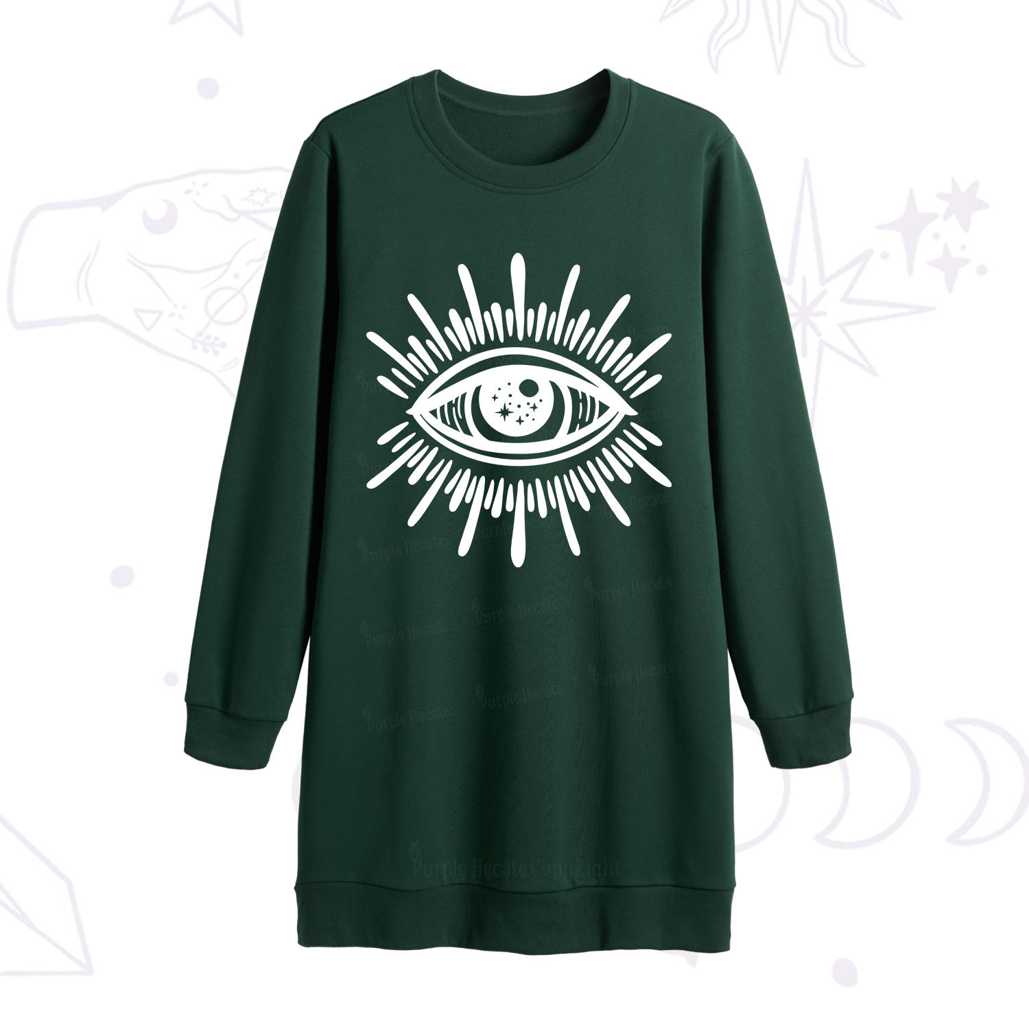 Purplehecate That Witch Sweatshirt Dress