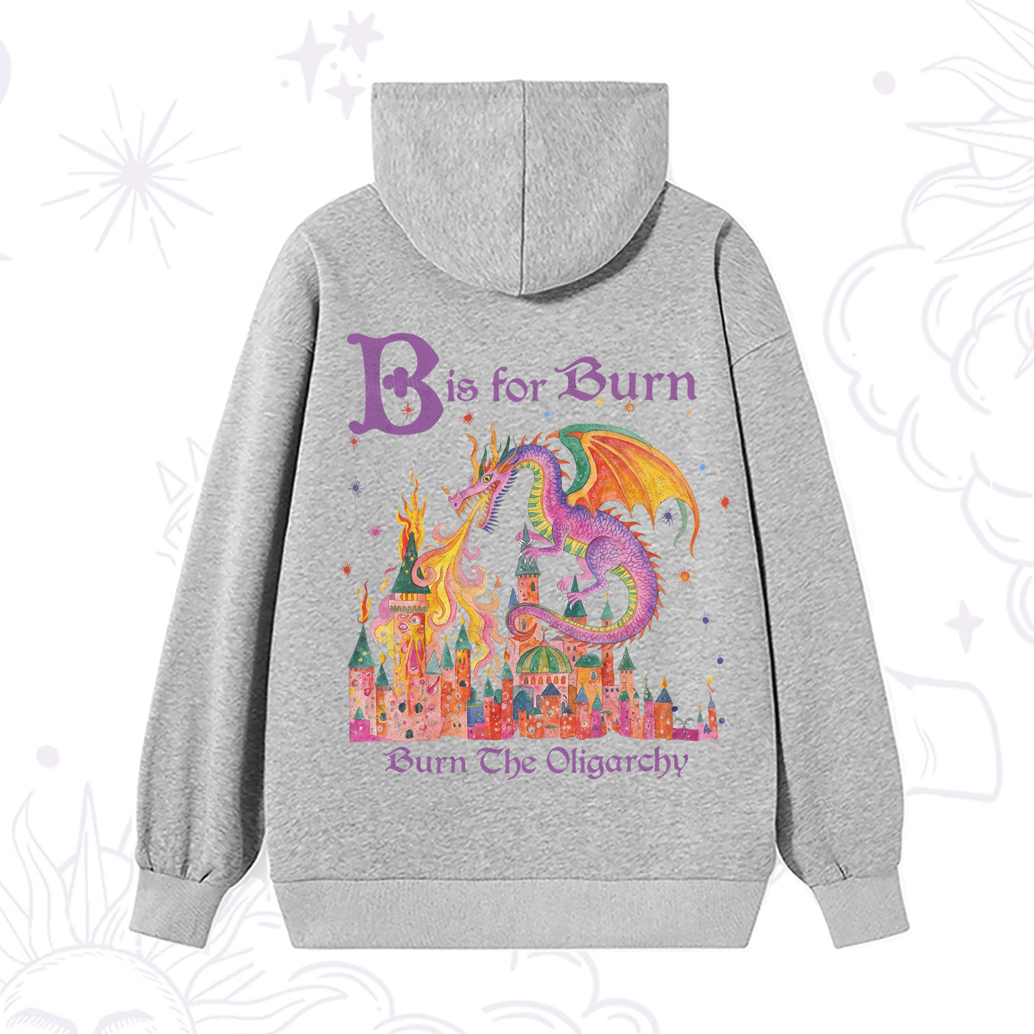 Purplehecate Burn The Oligarchy Hoodie