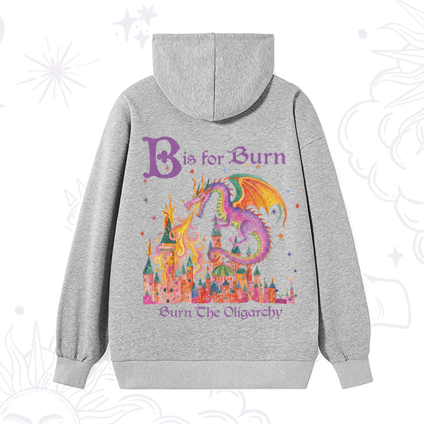 Purplehecate Burn The Oligarchy Hoodie