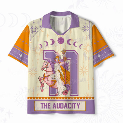 Purplehecate Arcana 11 The Audacity Polo Collar Unisex Jersey