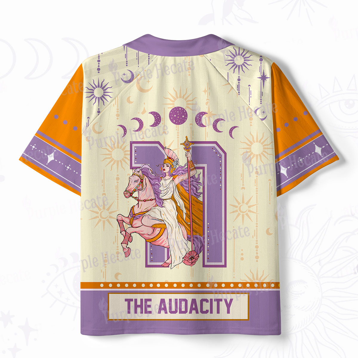 Purplehecate Arcana 11 The Audacity Polo Collar Unisex Jersey