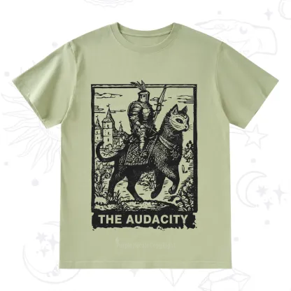 Purplehecate The Audacity Knight Cat T-Shirt