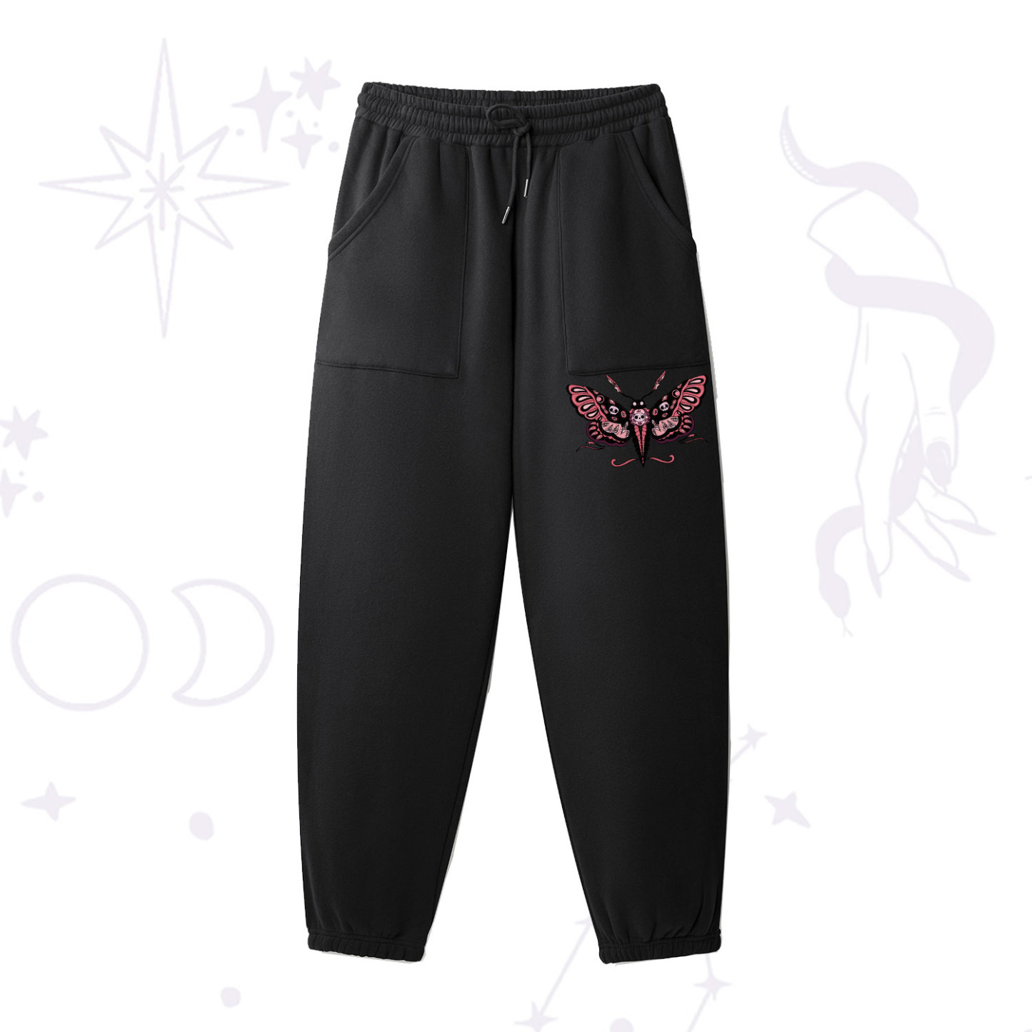 Purplehecate Moth Hunter's Lotion Fleece Sweatpants